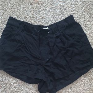 black flowy shorts!